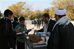 حضور دانش آموزان دبیرستان امام صادق(ع) پردیسان در مزار شهدای گمنام دانشگاه باقرالعلوم(ع)